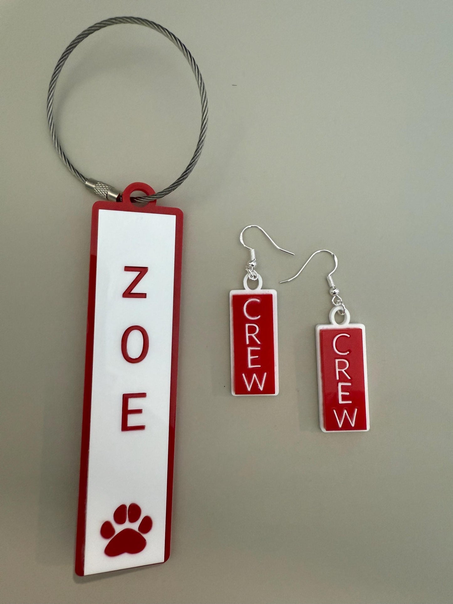Luggage Tag Charm. Customizable with pets name.
